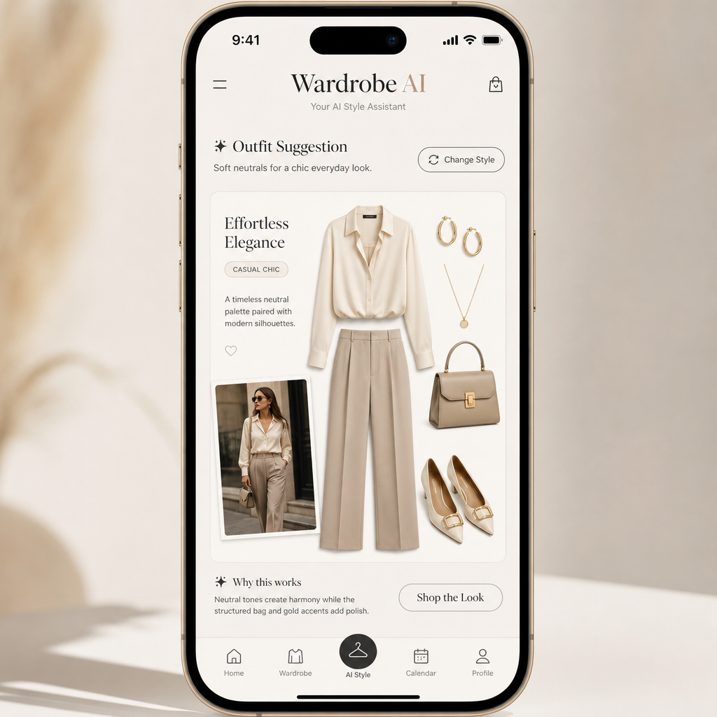 Wardrobe AI outfit suggestions